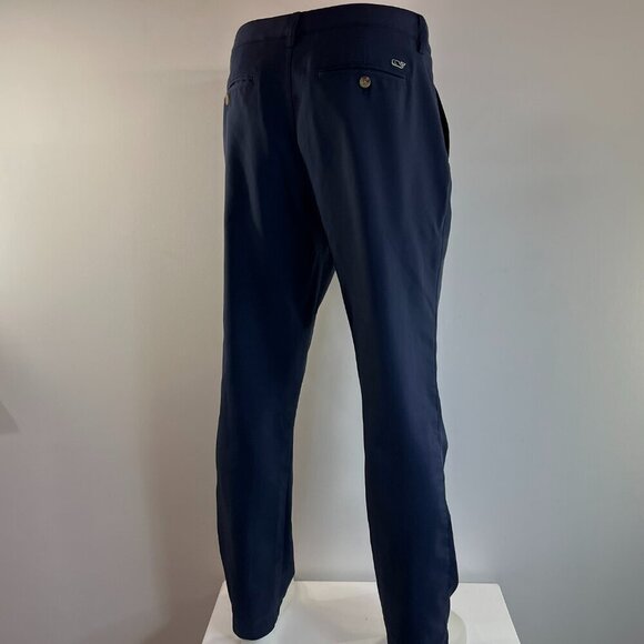 Vineyard Vines Men's Navy Blue Links Pants - Size 35 x 32 - Picture 4 of 5